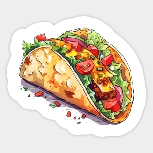 Taco Sticker